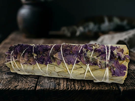 Bundle of dried herbs