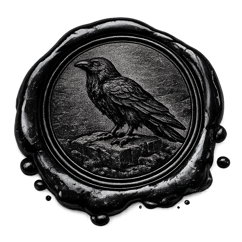 Raven merchant seal